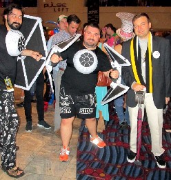 Number 2 With Tie Fighter and Tie Interceptor