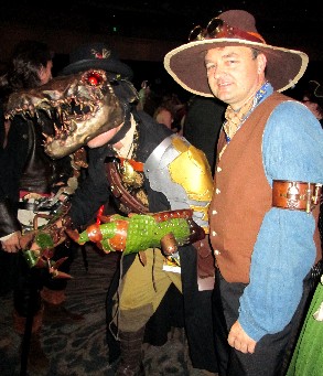 Steampunk Misison and Alligator