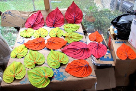 Skeleton Flower Petals with Veins Highlighted