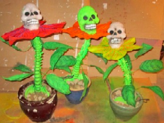 Finished Skeleton Flowers