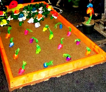 The Finished Skeleton Garden Bed