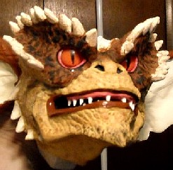 Close Up of Brain Gremlin Model Face Paint by Dan