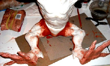 Resculpting Gremlin Model Legs