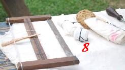 Cutter the surgeon's table close-up numbered