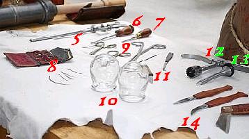 Mission the surgeon's table numbered