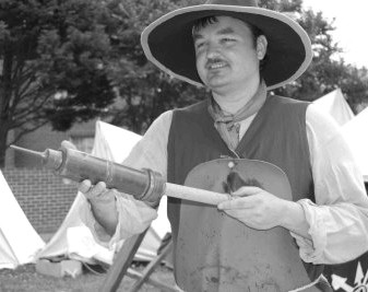 Mission with a clyster syringe