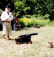 Mark Gist and his cannon