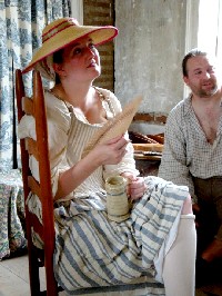 Kate and Michael in a period photo