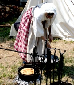 Dutch oven apple pie