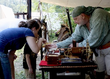 Iron Spike explaining navigation