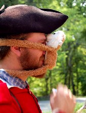 Lob on Jake Book's face