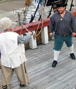 Perkeo and Grizz swordfight 2