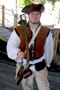 George aka. smitty in pirate garb