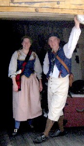 Thomas and Maureen aboard the Santa Maria