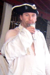 Michael Bagley, pirate with a coffee