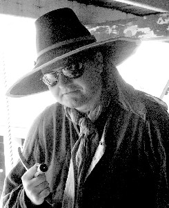 Mission holding a trepan