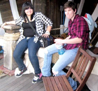 Stephanie and Autumn