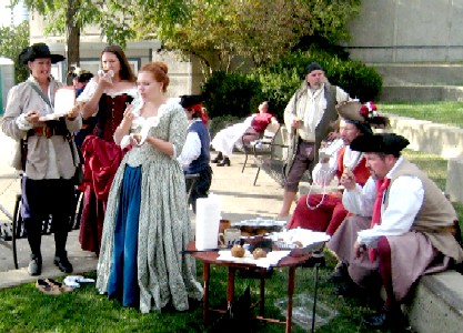 The pirates at dinner