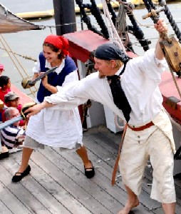 Georgia and Thomas attacking