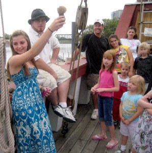 George explaining the bitter end