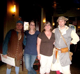 Mission and Ivan with two women in GB