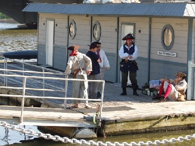 People waiting at the Santa Maria ticket booth