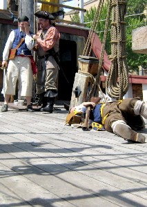 Pirates Josh and Thomas discuss something