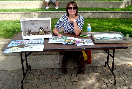 Illustrator of Packard Takes Flight book