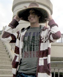 One guy with the Patrick Hand hat