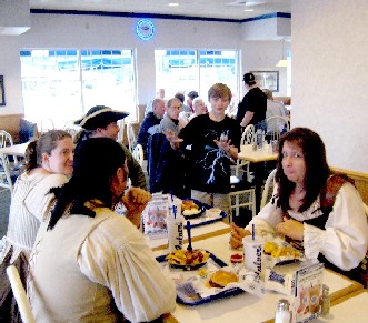 The Black Sheep crew noticing they;re being fired upon