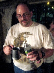 Dan Adding Water to Scotch