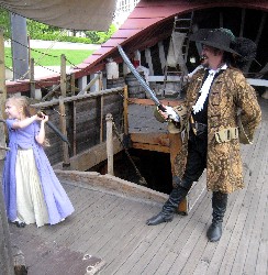 Lilli Gets Distracted While <br />
        Sword-Fighting Shannon