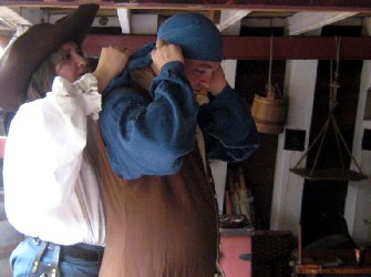 Trish Tying My Scarf