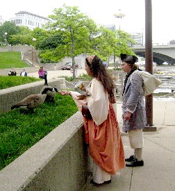 Diosa Feeds te Geese