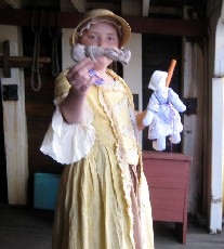 Ruth showing her Doll