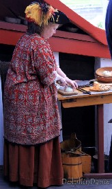 Jennie preparing soup for lunch