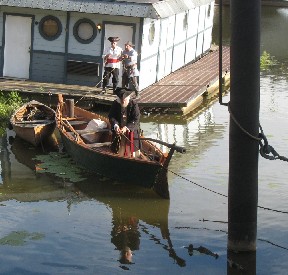 Mark tying up the Black Sheep