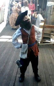 Zach poses with the story-telling beard