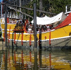 Approaching the Santa Maria