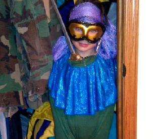 Zach as the Closet Monster