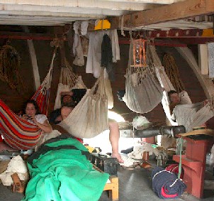 The sleeping scene in steerage