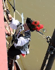 Red Feather Fisher boarding 1