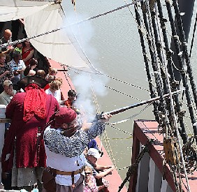 Dan Needham fires his piece