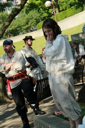 Grace looking concerned