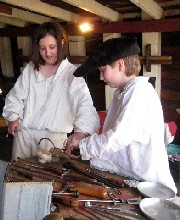 Grace and Ryan operating on Lob