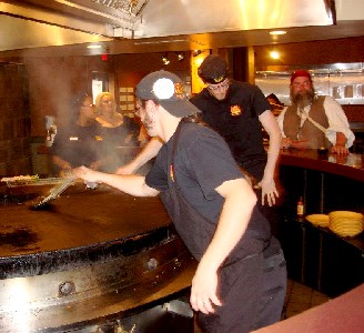 MD at the cook station