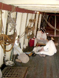 Michael & Nathanael in steerage