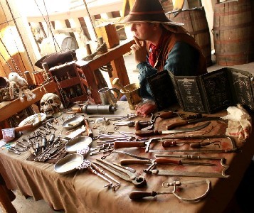 Mission at his table with Lob