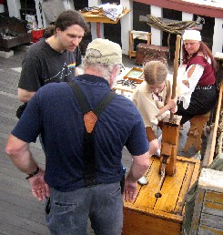 Girl with pumping bilge 2