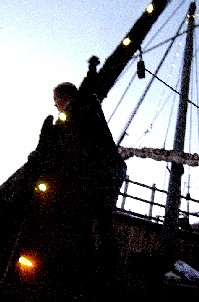 Sarah in the evening